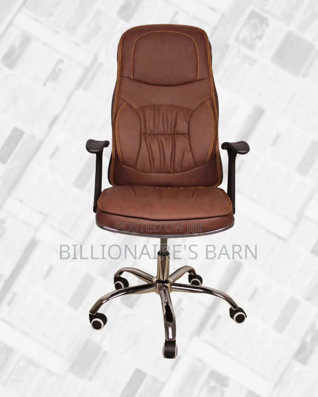 Space-Saving Executive Chair | Leather | Top Seller in Kenya