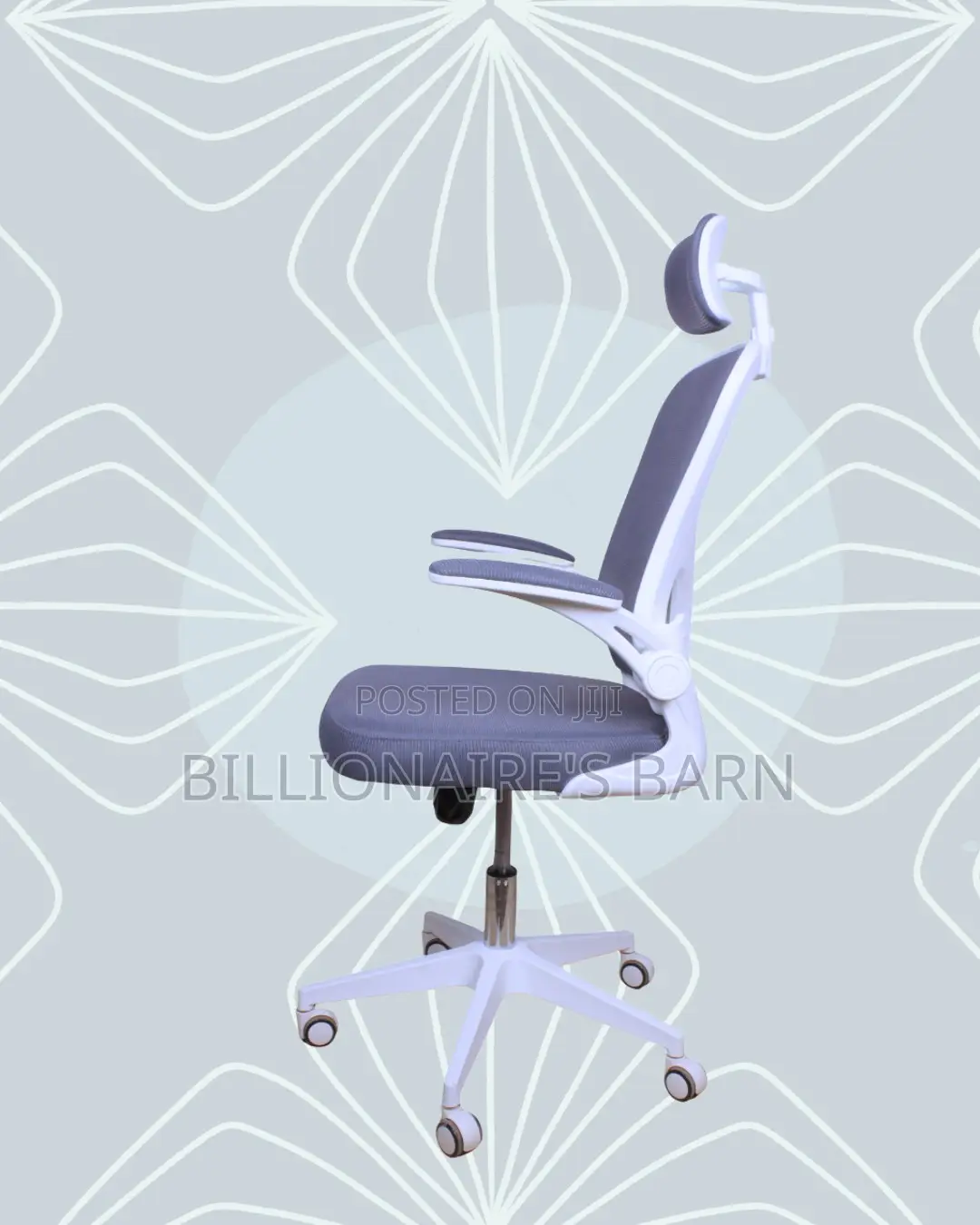 Pro Ergonomic White Office Lock Chair | Comfort Meets Style