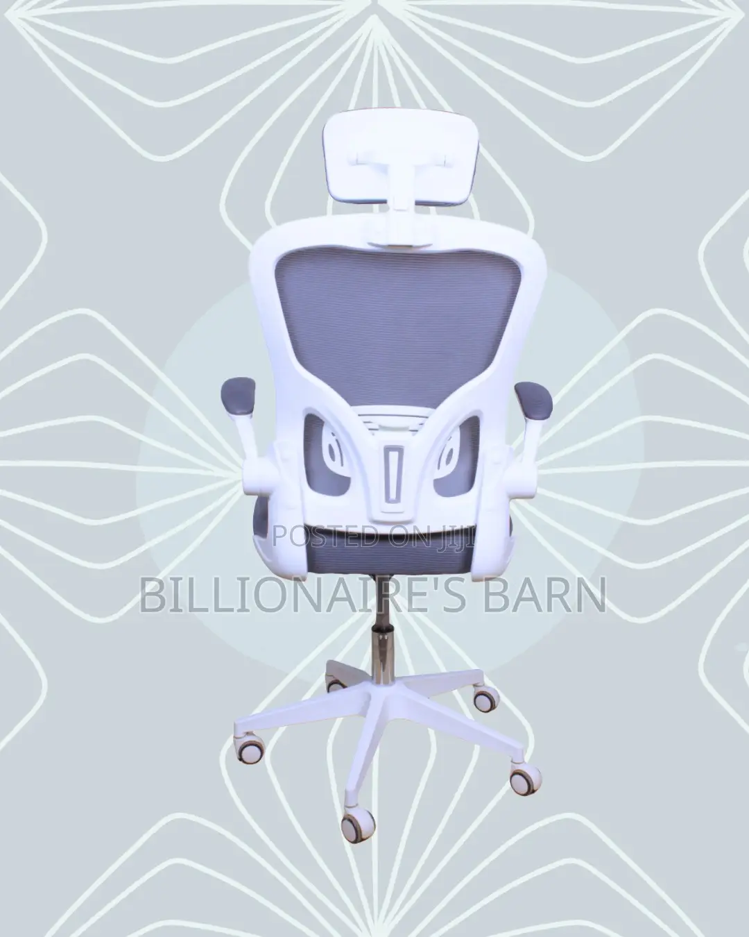 Pro Ergonomic White Office Lock Chair | Comfort Meets Style