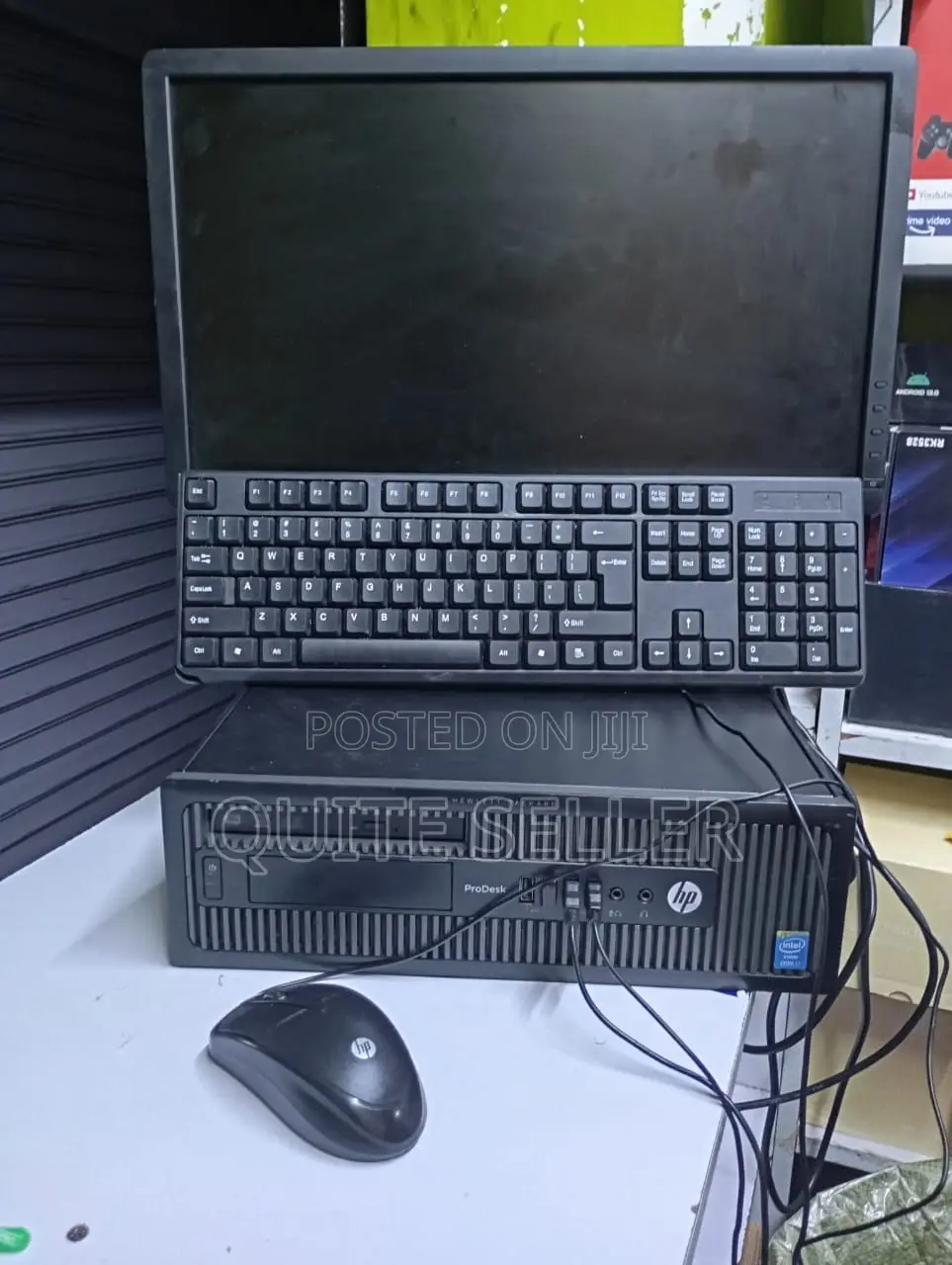 Hp Desktop Computer Set G1600 Coi5 4th Gen SFF 4gb Ram 500hdd