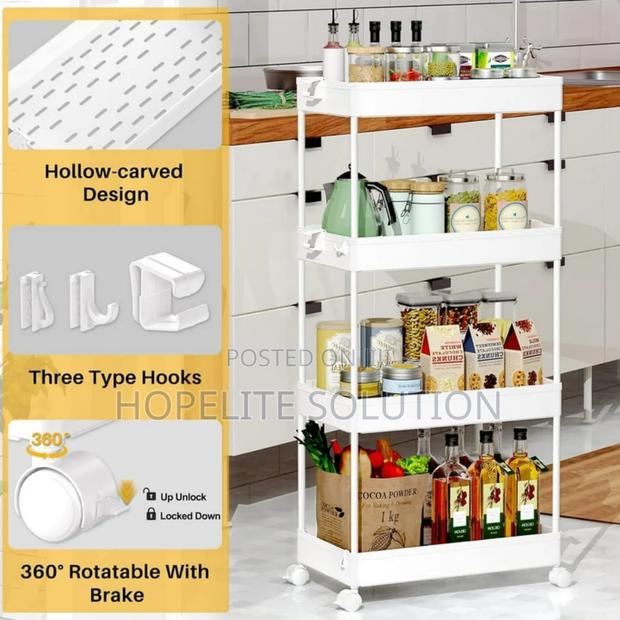 4 Layer Trolley Rack - thumbnail 3