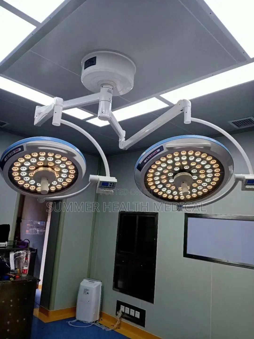 Double Arm Ceiling Surgical Light