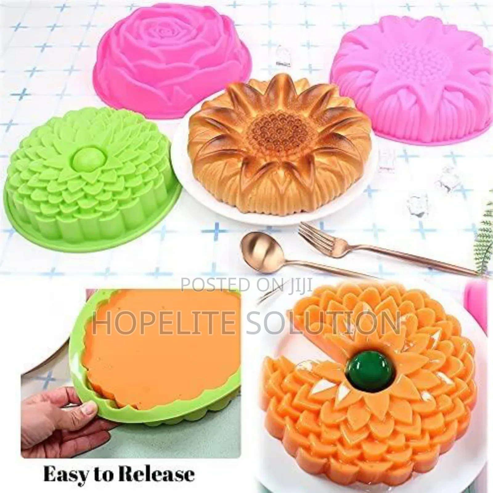 Cake Decoration Flower Silicone Moulds