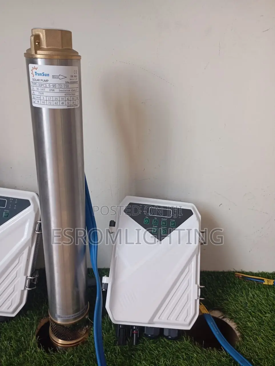 Trunsun 750w Solar Water Pump – Model 3dpc3.5-95-72-750