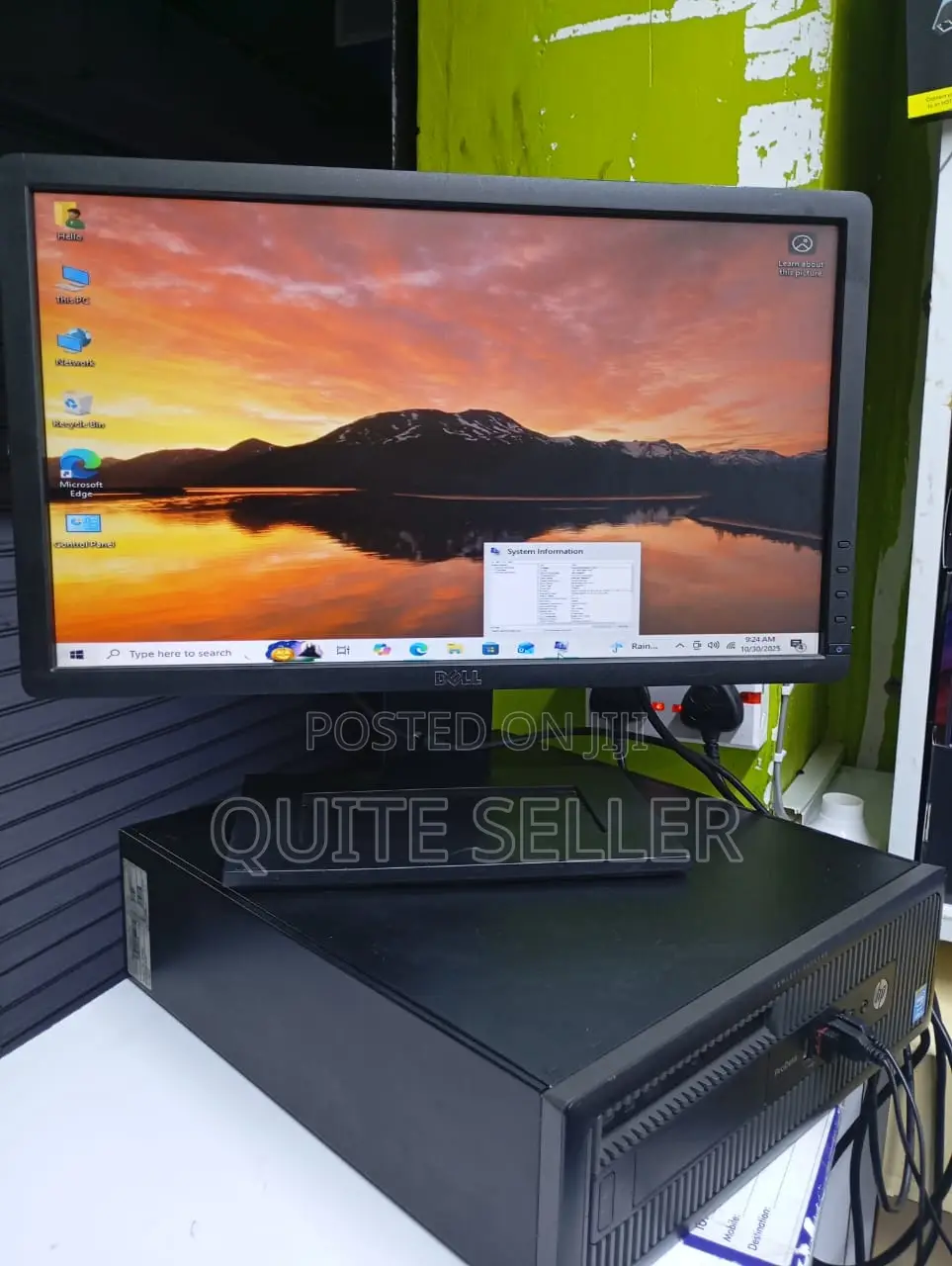 G1 600 SFF Prodesk Coi5 4th Gen 4gb Ram 500hdd