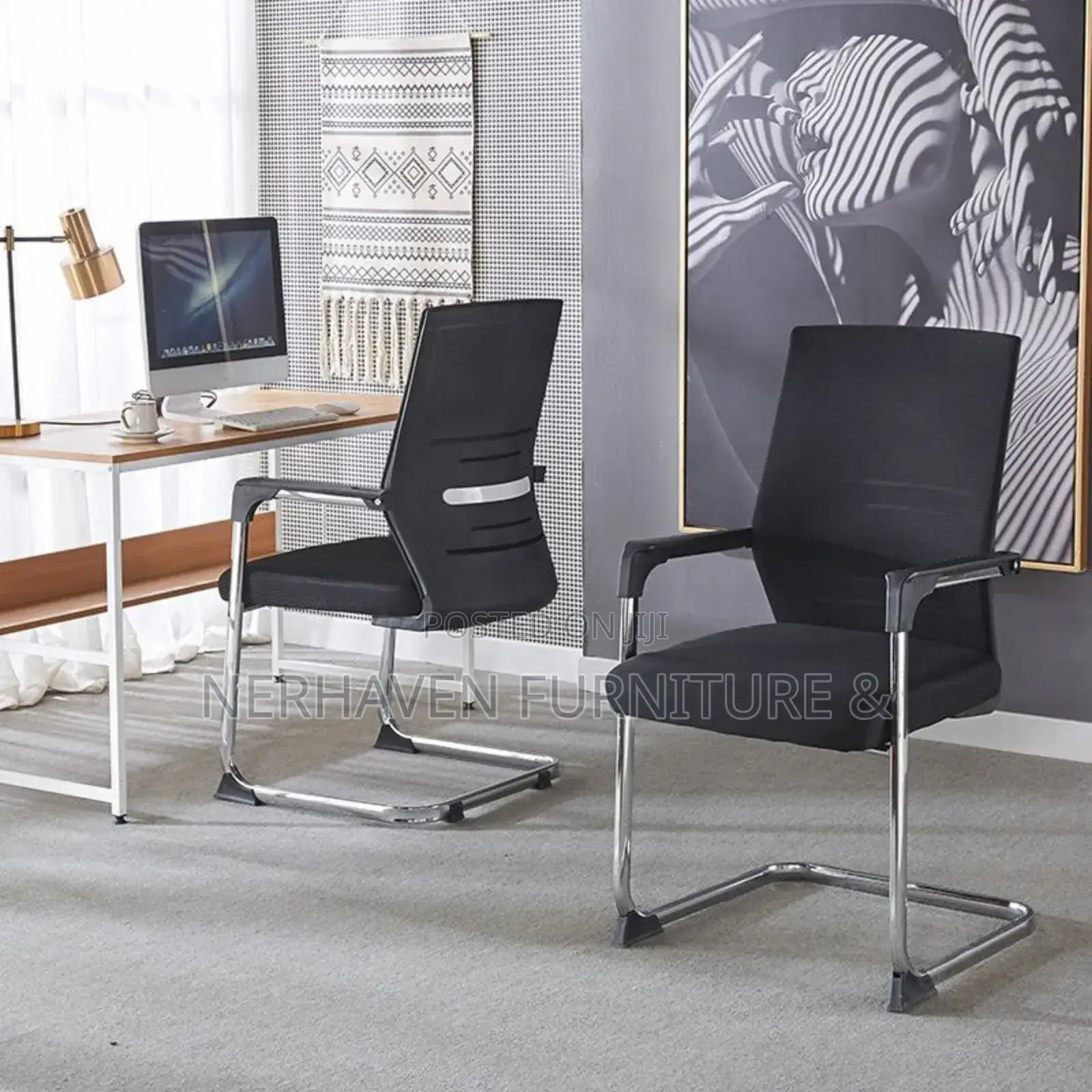 Strong & Stylish Office Visitors Chair – Ideal For Clients