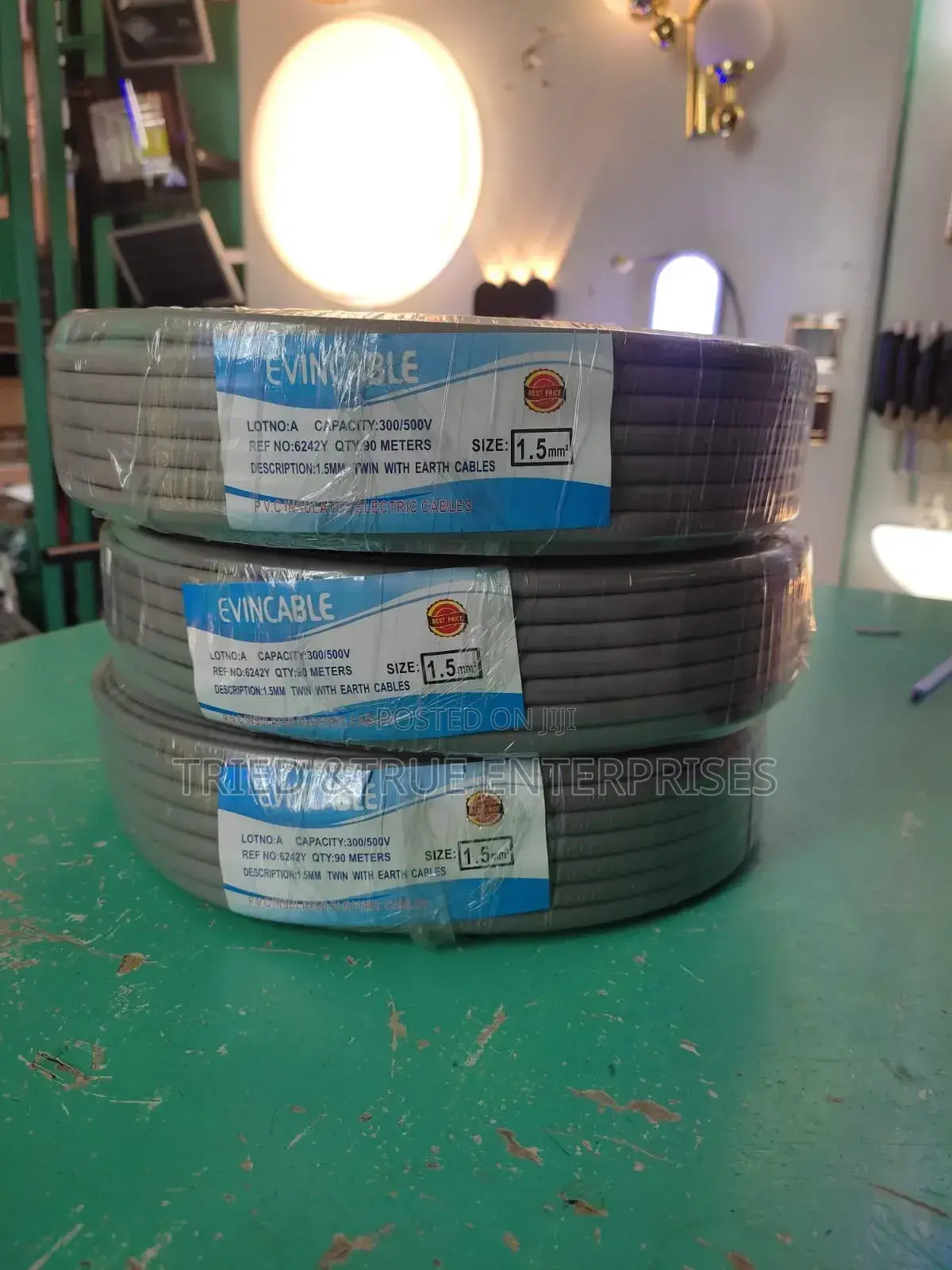1.5mm Twin With Earth Cable Jk9t