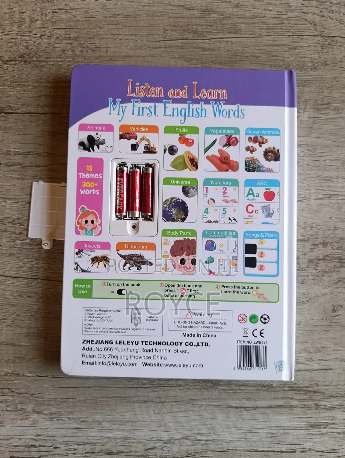 Interactive English Words Sound Book