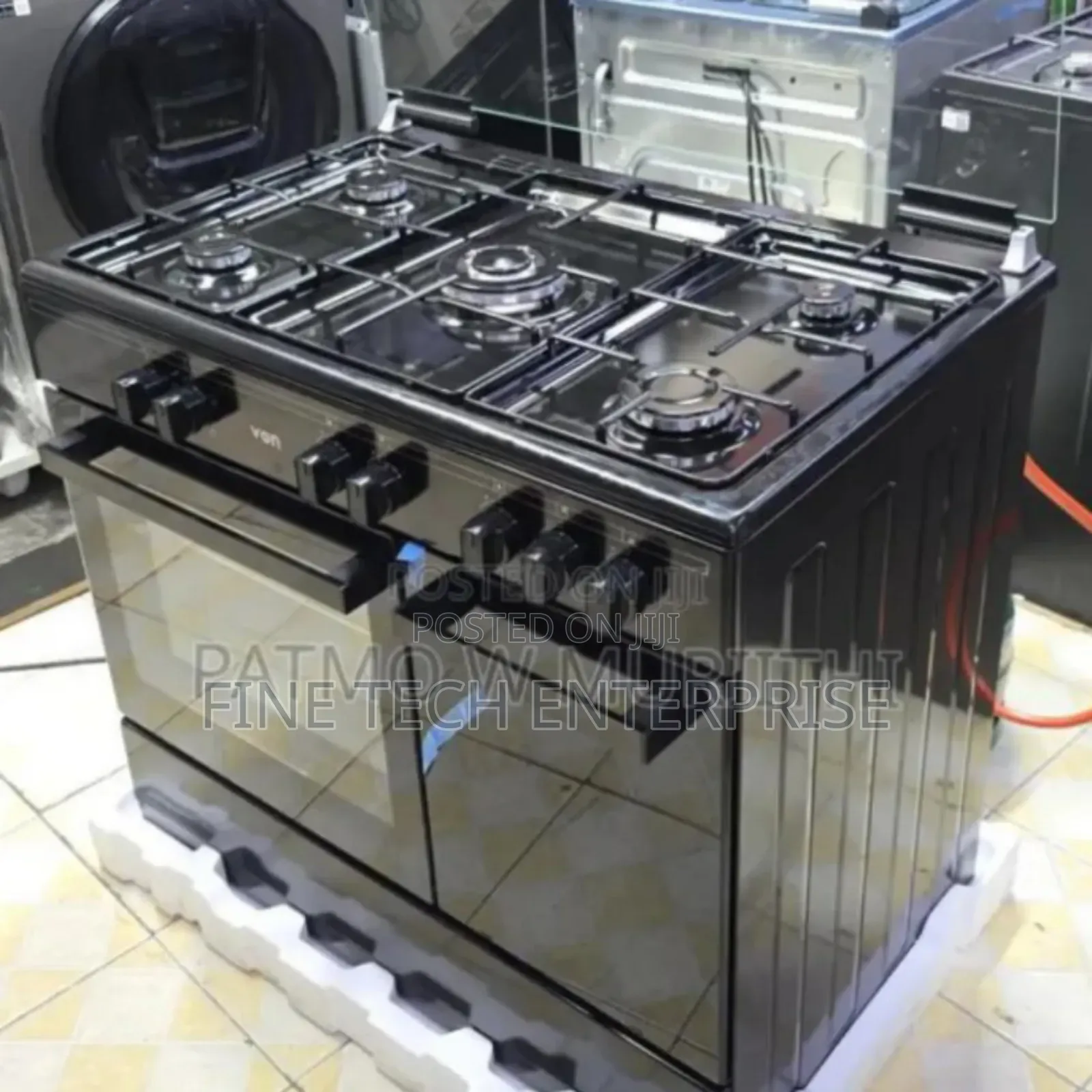 60*90 Von Vcf965031nsk 5 Gas Burner With Electric Oven