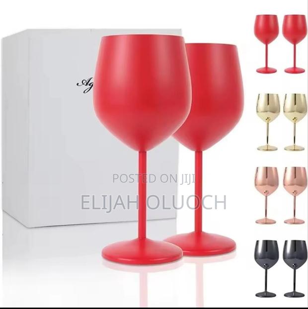 Elegant Stainless Steel Non Breakable Goblets - thumbnail 3