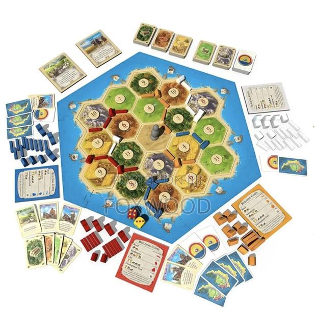 Catan Trade Build Settle Board Game - thumbnail 3