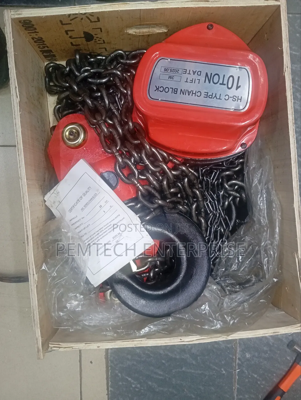 Hs-C Type 10t Chain Block