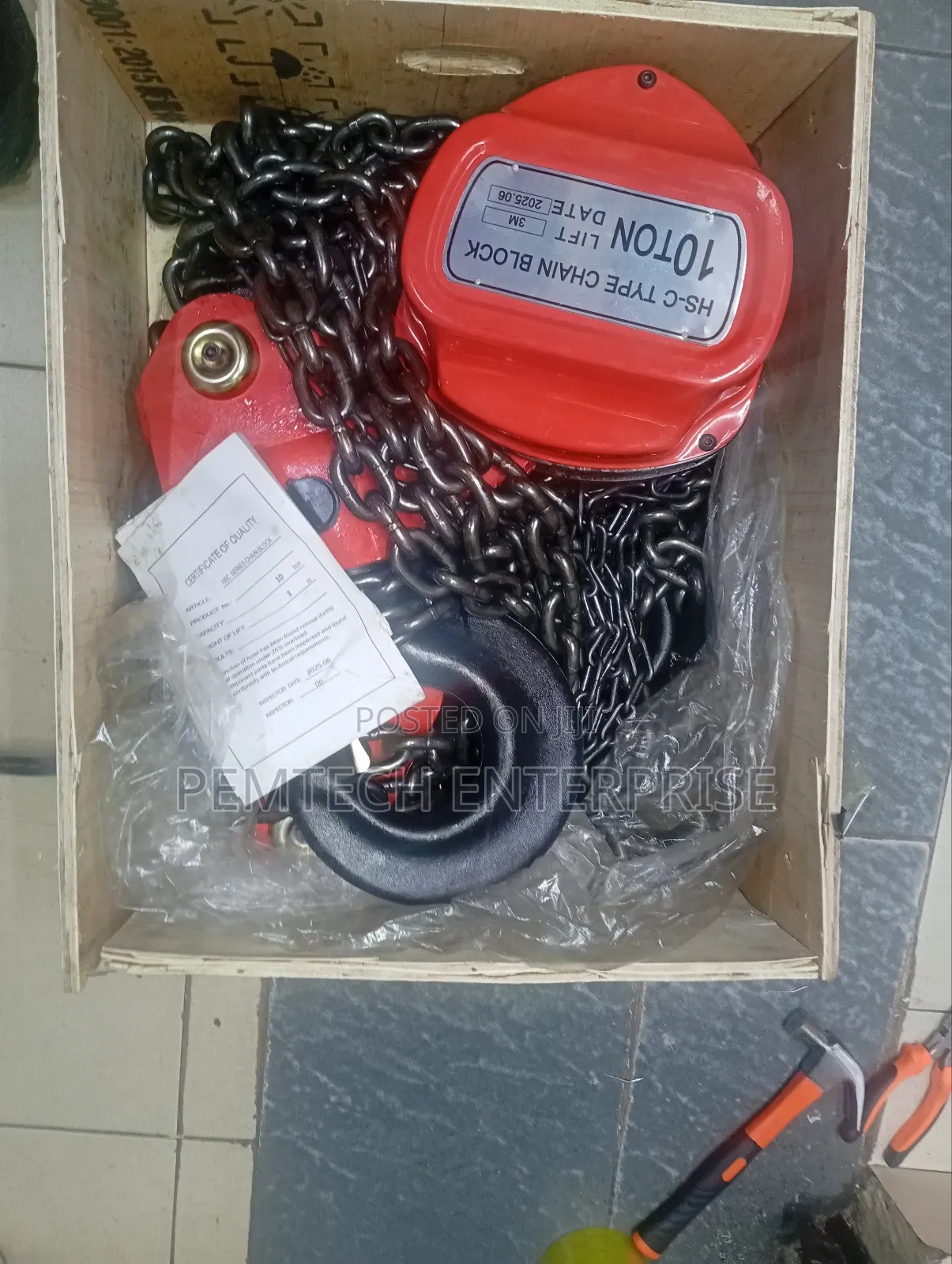 Hs-C Type 10t Chain Block