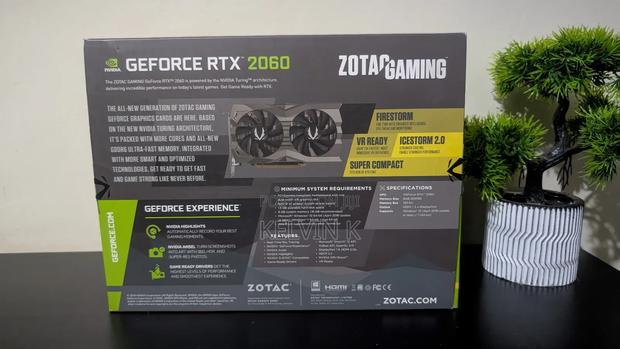 Zotac RTX 2060 6gb Gaming Graphics Card Gpu - thumbnail 2