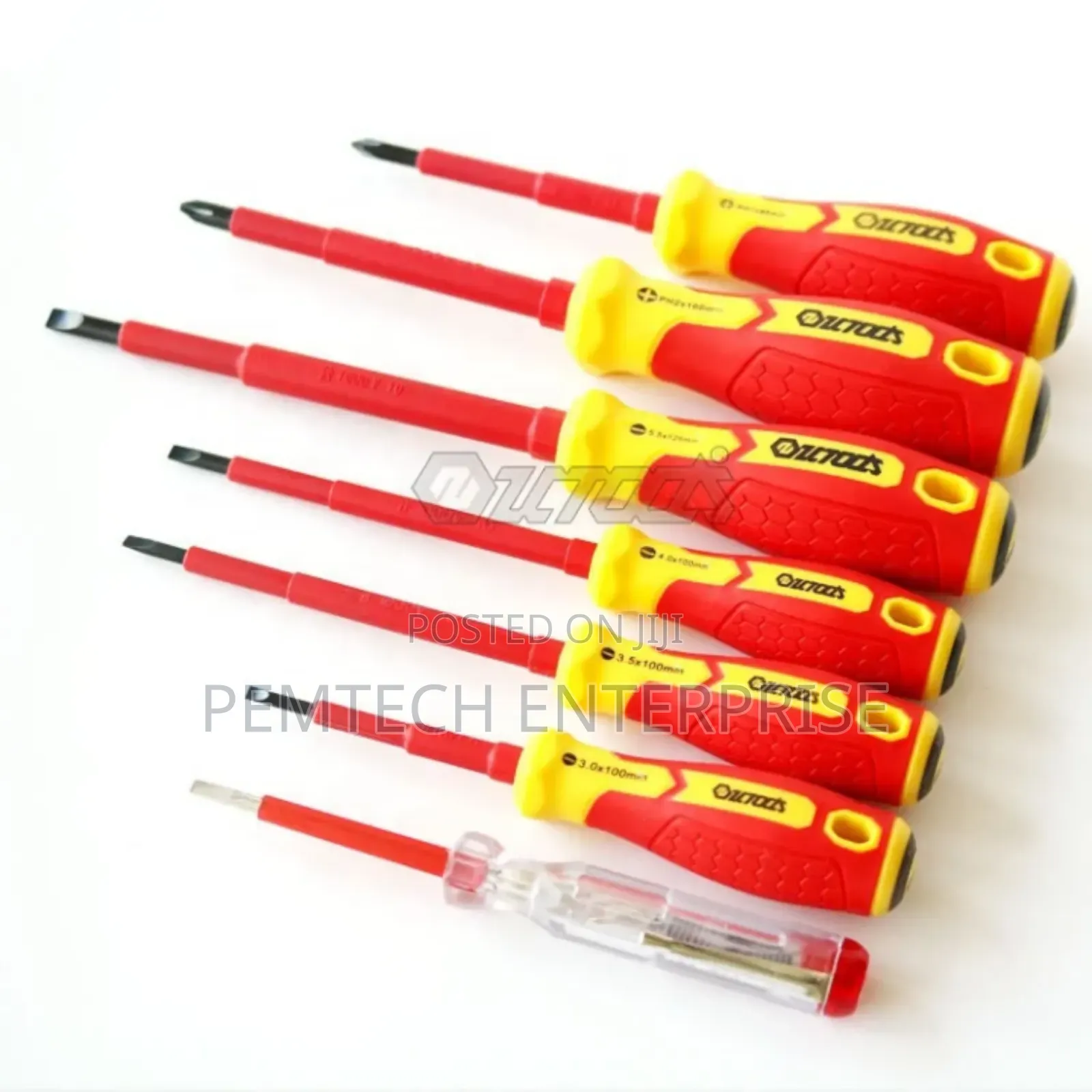 Set of Insulated Screwdrivers 1000v