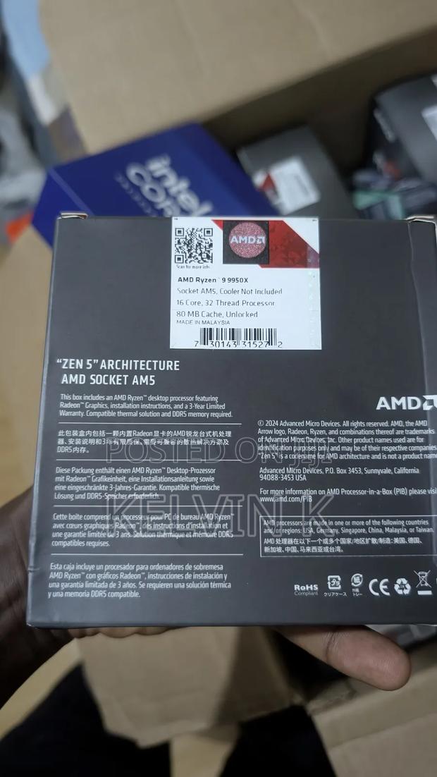 Amd Ryzen 9 9950x 16 Core Cpu Processor - thumbnail 3
