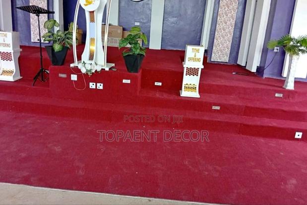 Usa 8mm Church Pulpit Machine Washable Wall To Wall Carpets - main view