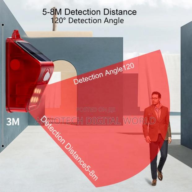 Solar Security Strobe Siren With Pir Motion Sensor - thumbnail 2