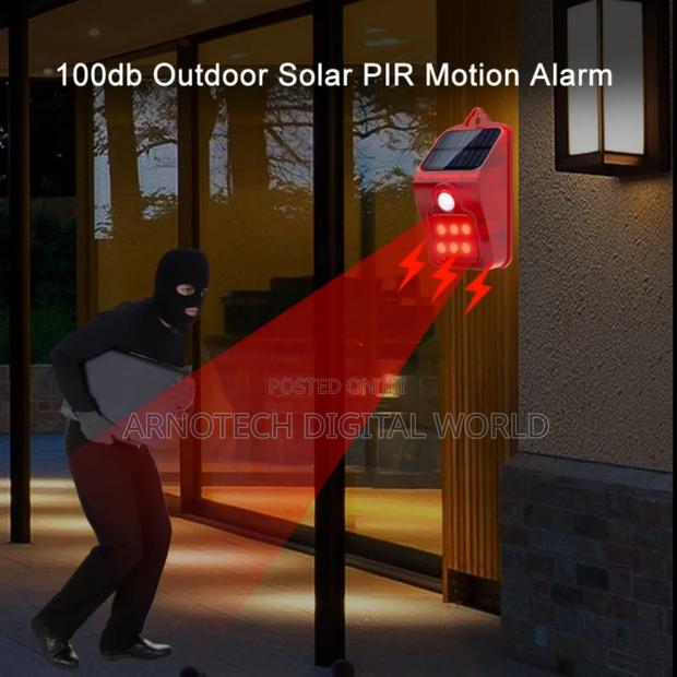Solar Security Strobe Siren With Pir Motion Sensor - thumbnail 3