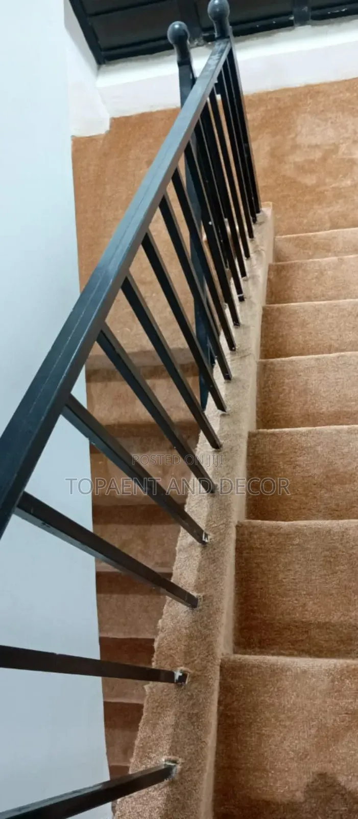 Stylish Full Staircase Wall to Wall Carpet With Soft Texture