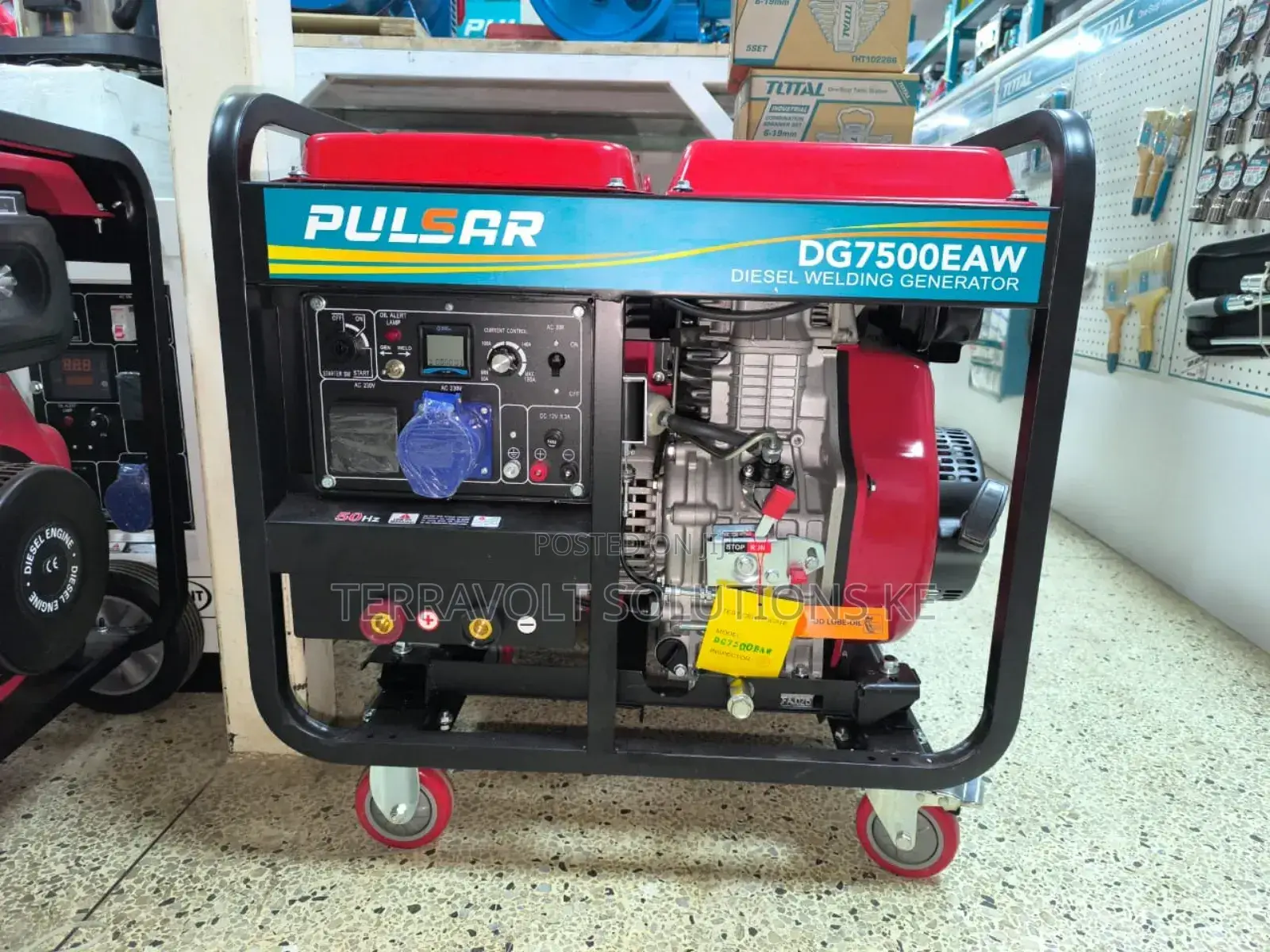 6.9 Kva Pulsar Diesel Welding Generator