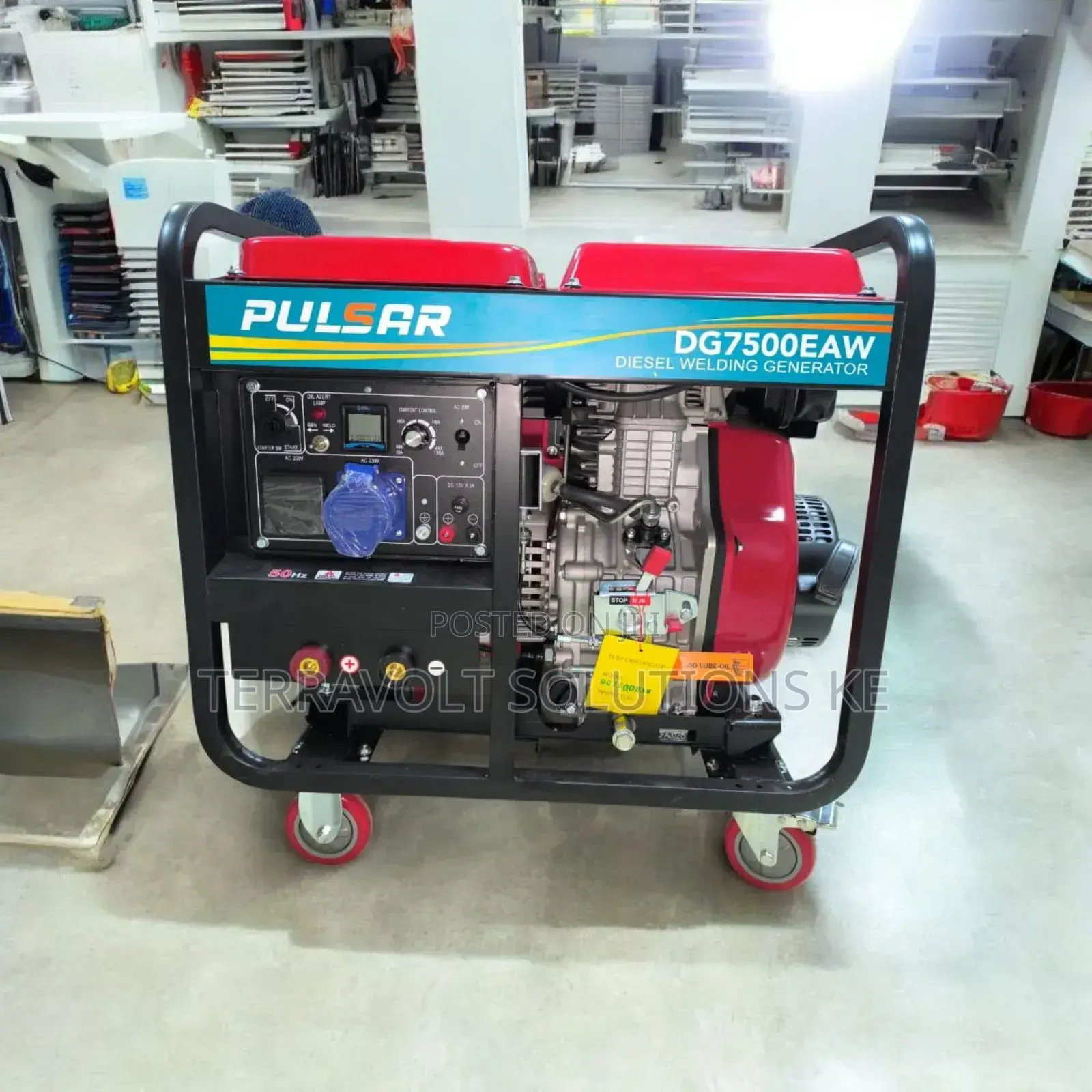 6.9kva Pulsar Diesel Welding Generator(190a)
