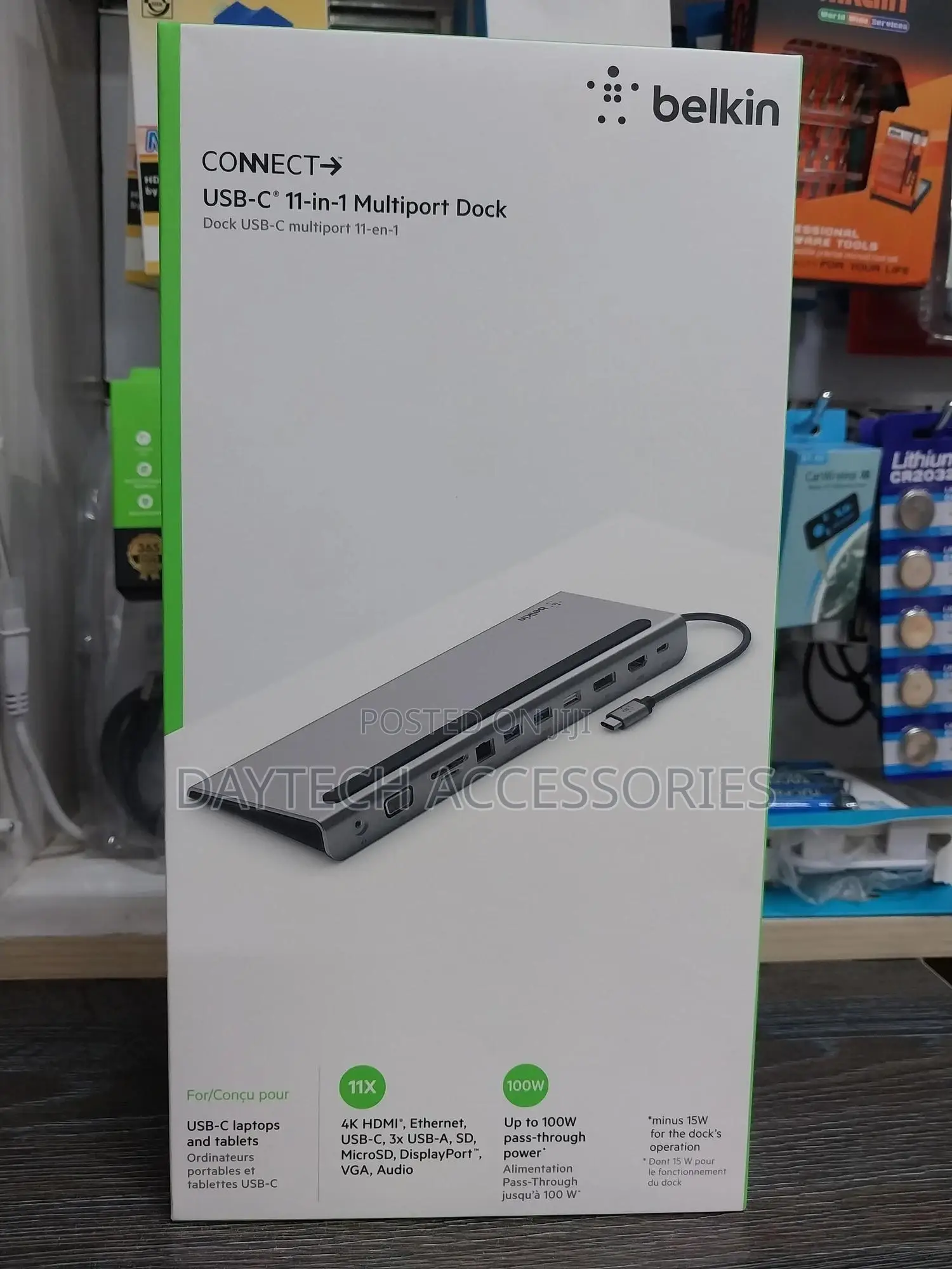 The Belkin Connect Usb-C 11-in-1 Multiport Dock.