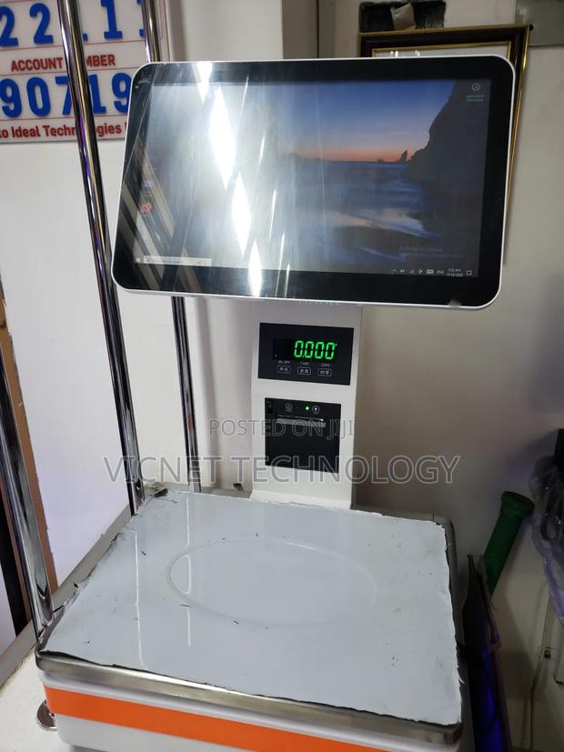 Digital Weigh Scale With Receipt Printer and Customer Display - main view