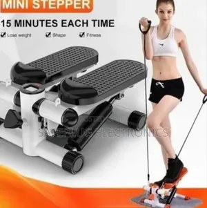 *_Mini Stepper With Resistance Bands*_ 
 *Fitness to Behold*