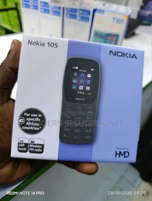 New Nokia 105 Black - main view