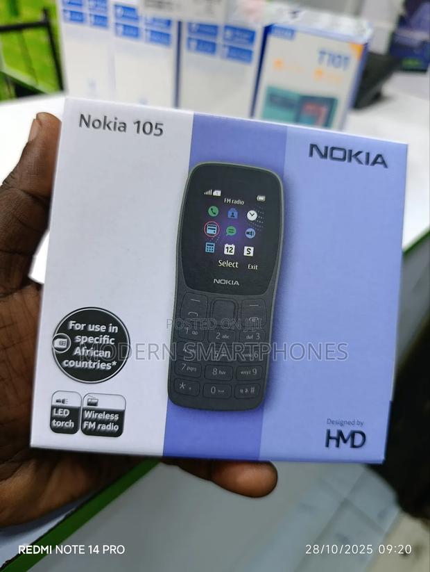 New Nokia 105 Black