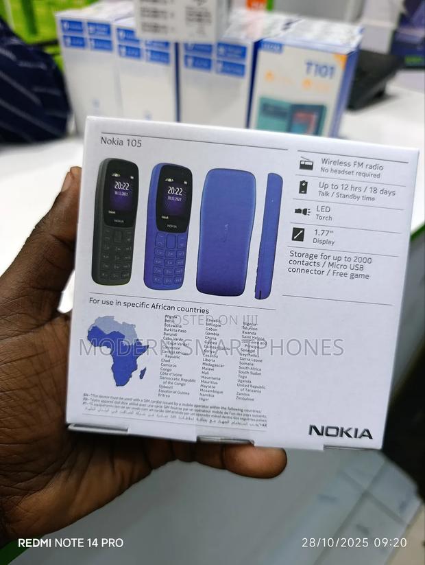 New Nokia 105 Black - thumbnail 2