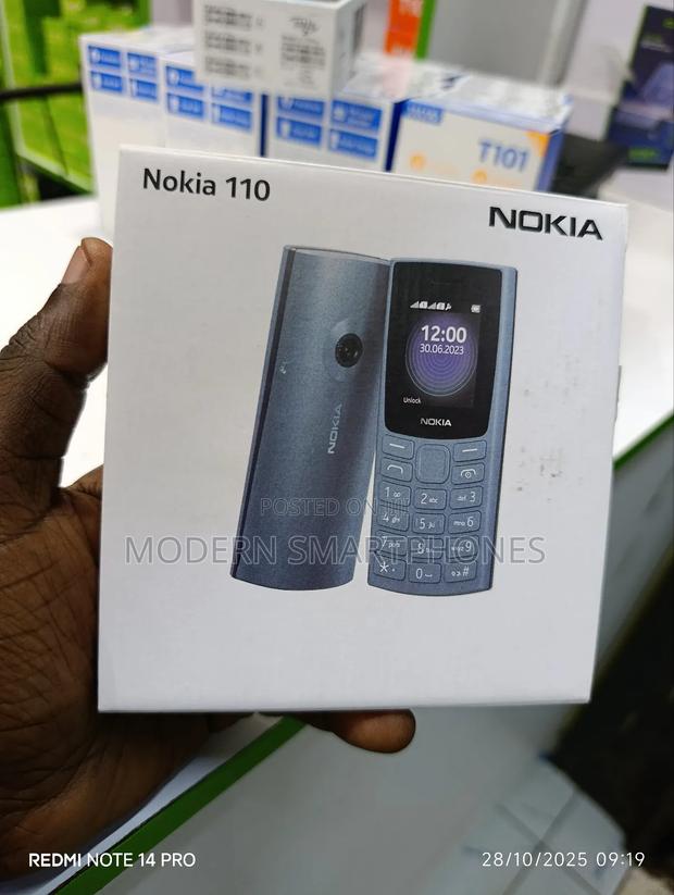 New Nokia 110 Black - main view