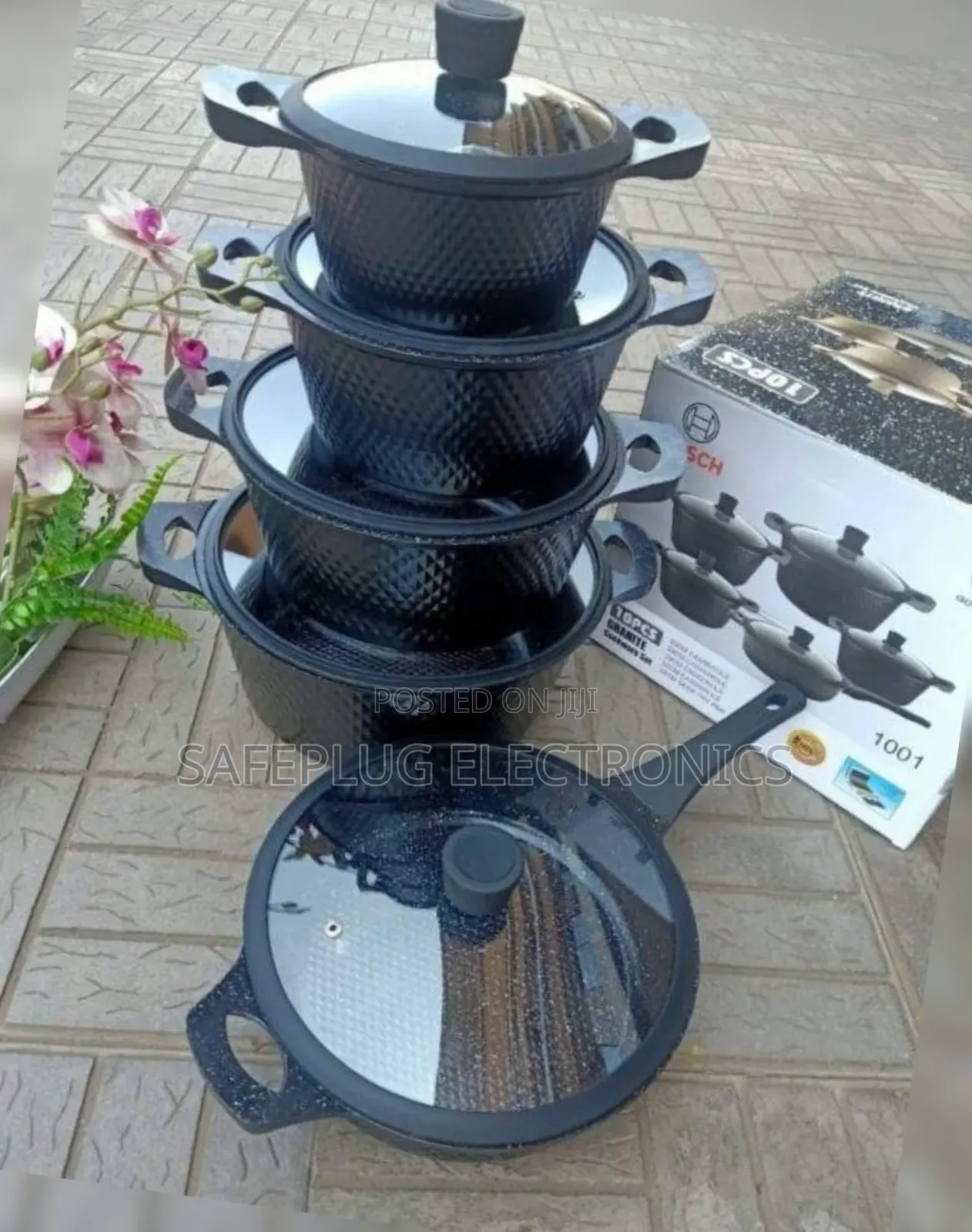 Bosch 11pc Cookware Set |  Made in Germany + Diamond Texture
