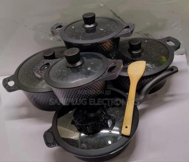 Cookware /Bosch 11pc Pots/Pans W/ Silicone Lids | - main view