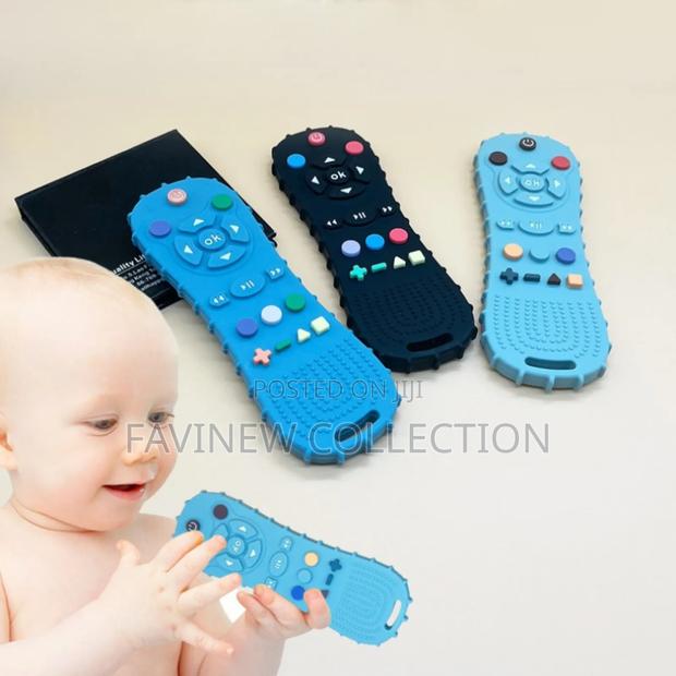 Silicone Baby Remote Teether Chew Toy - thumbnail 2