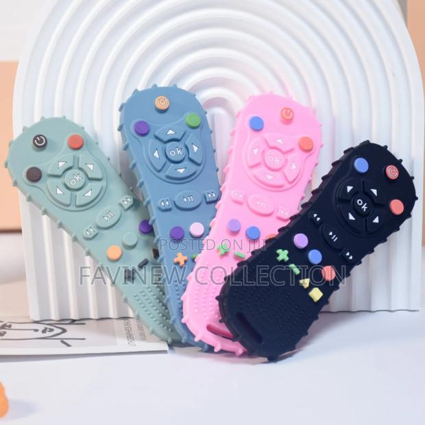Silicone Baby Remote Teether Chew Toy - thumbnail 4