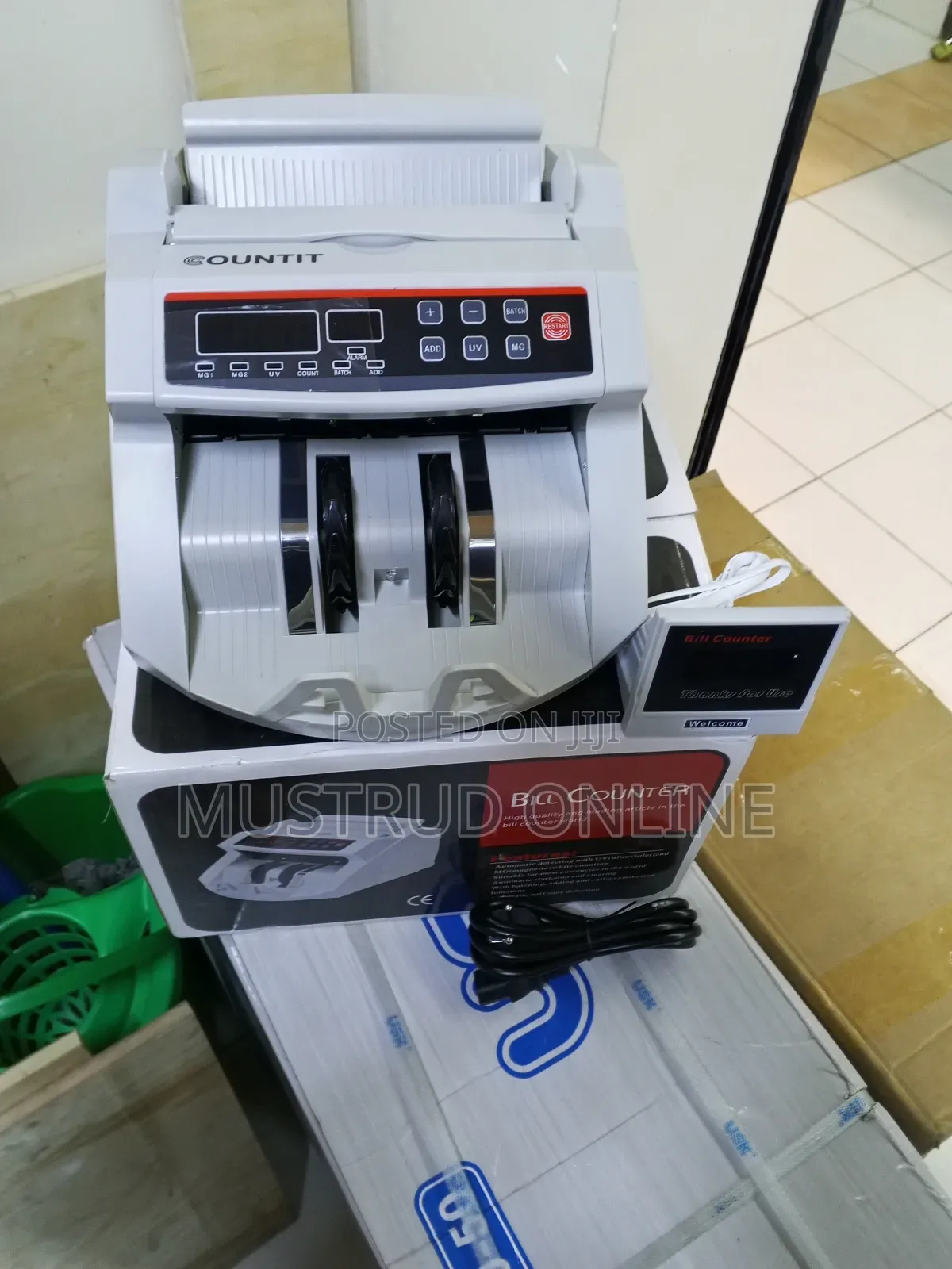 Bill Counter Counterfeit Detection Money Bill Counter