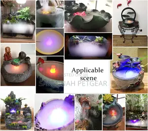 Halloween Party Mist Maker,Ultrasonic Water Pond Fountain Fogger
