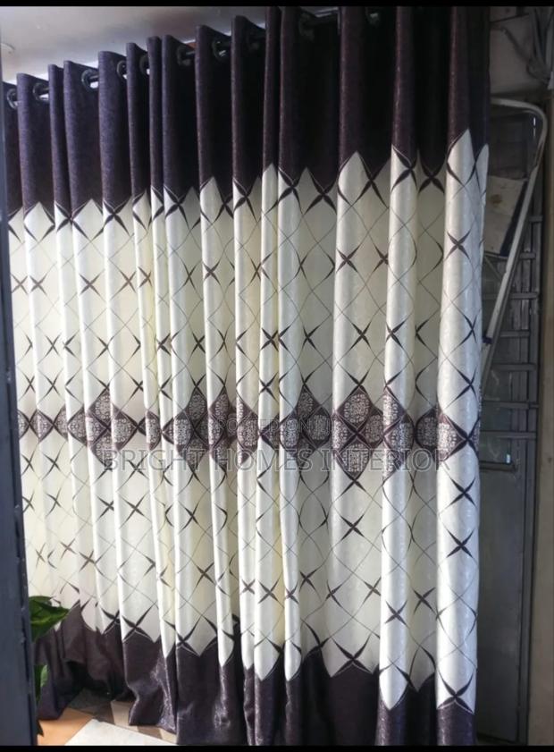 Grey Floral Curtain and It's Matching Sheer