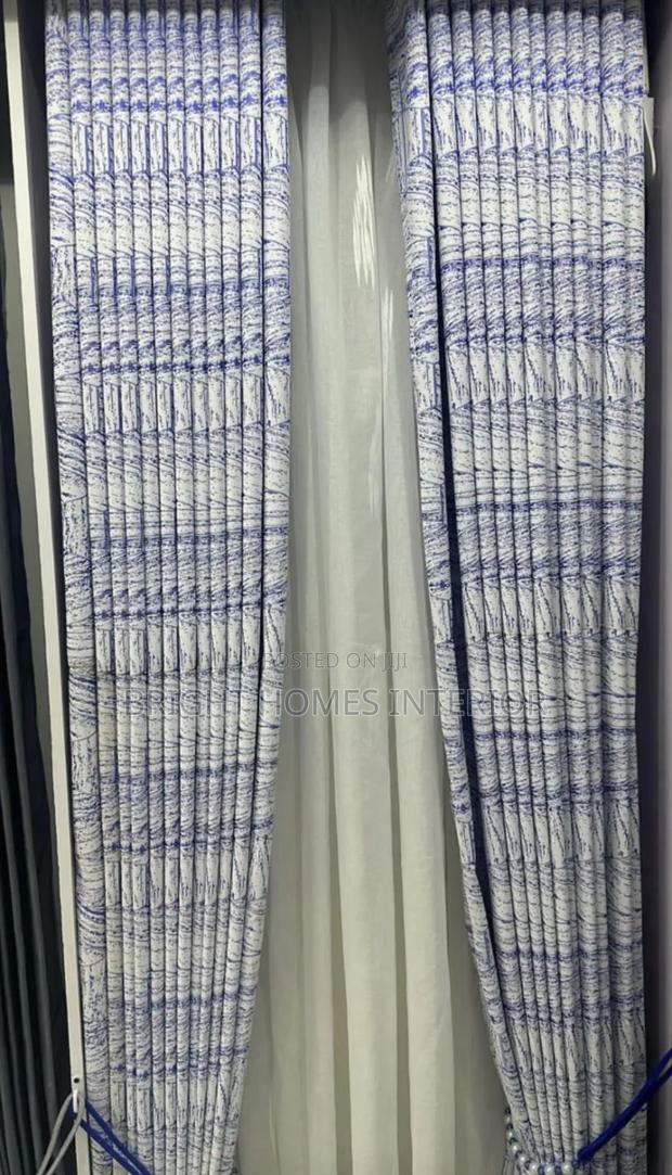 Blueish Blended Curtain Curtains