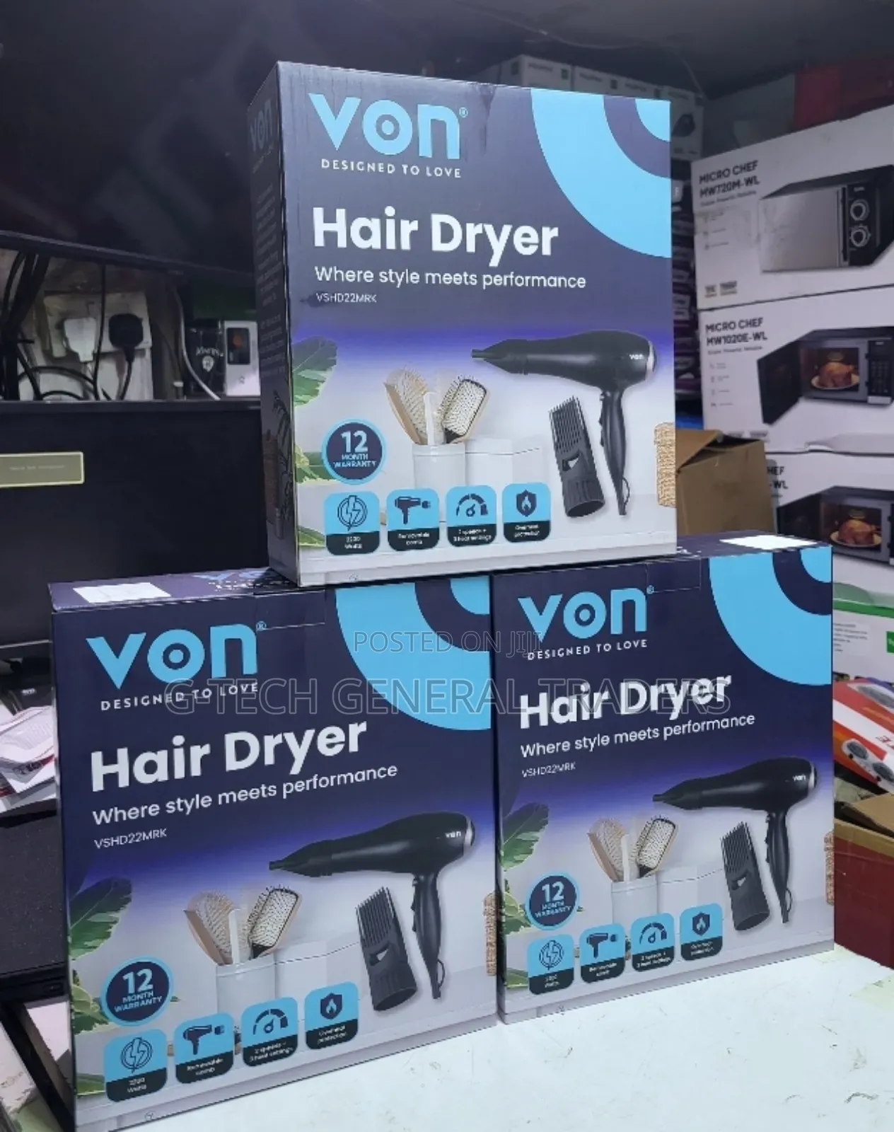 Von Heavy Duty Commercial Hair Dryer