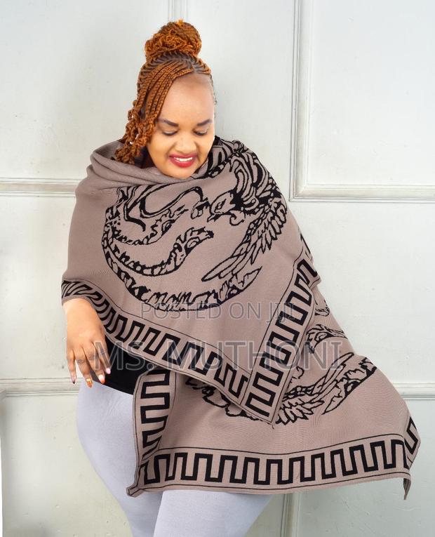 Quality Warm Designer Turkey Ladies Shawls / Wrap - thumbnail 8