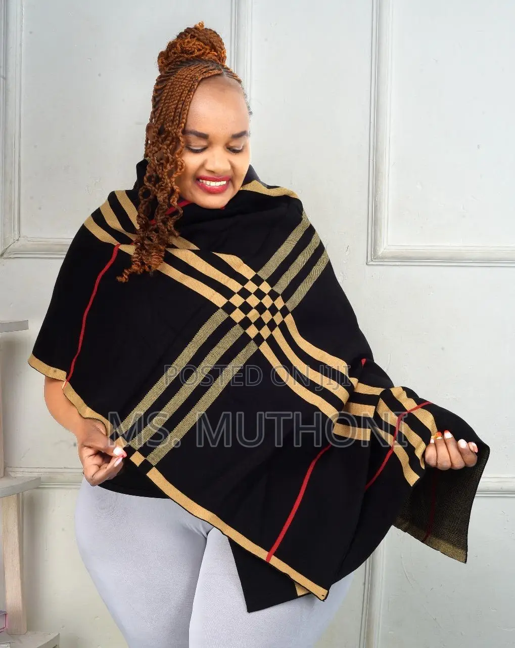 Quality Warm Designer Turkey Ladies Shawls / Wrap