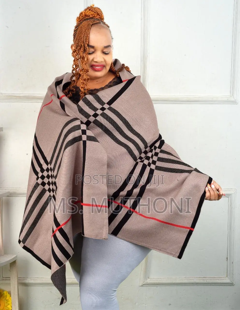 Quality Warm Designer Turkey Ladies Shawls / Wrap