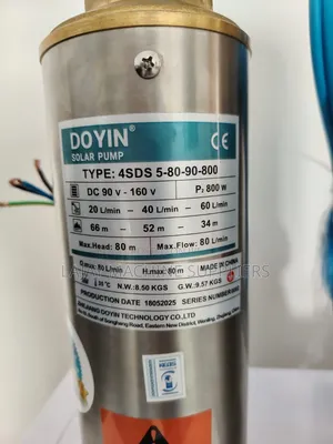 Doyin Submersible Pump 4sds5-800w 1hp 80m