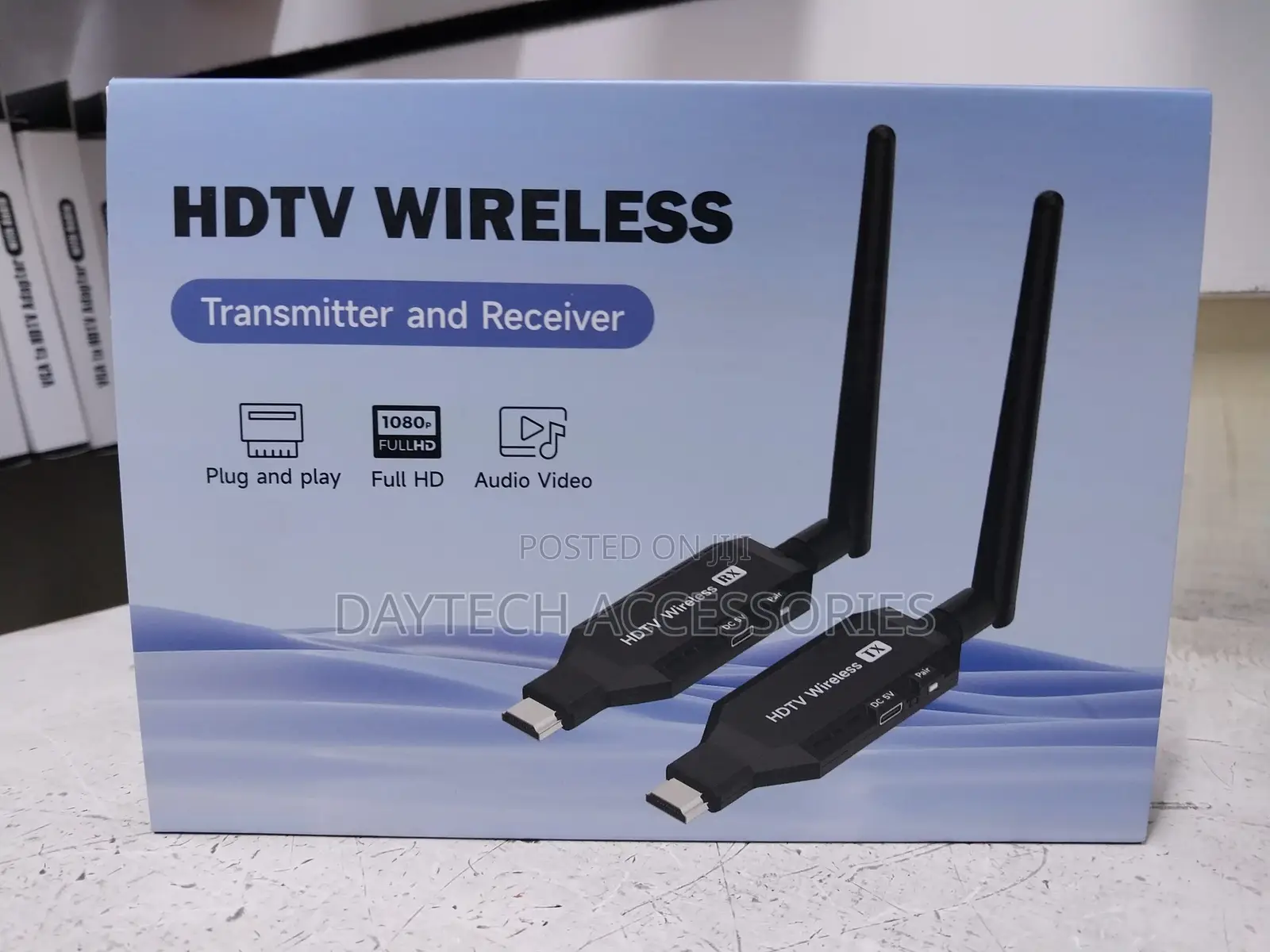 50m Wireless Hdmi Video Transmitter Receiver Extender Display Adapter.