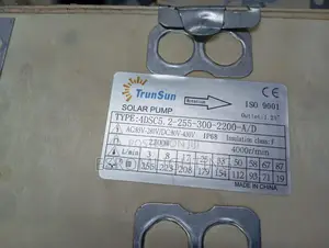 Trunsun 2200w Solar Water Pump - Model 4dsc5.2-255-300-2200-a/D
