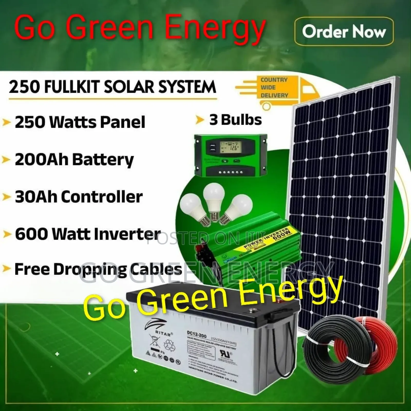 Home Lighting 250w Full Kit