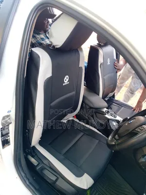Filder Black Leather Car Seat Covers
